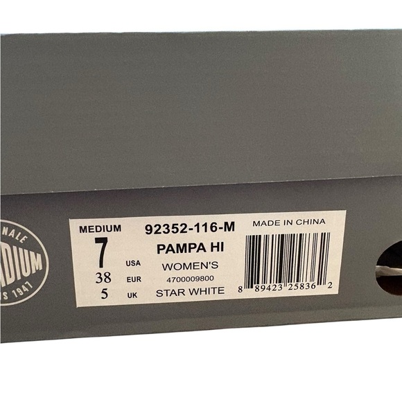 Palladium PAMPA HI White Canvas High-Tops - Picture 5 of 7